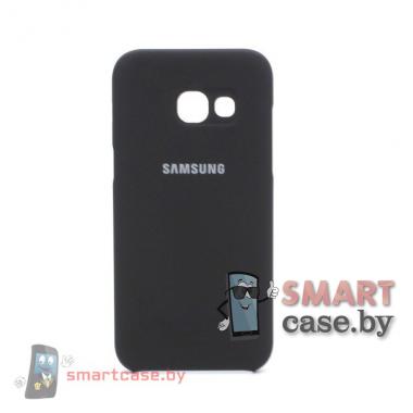 Чехол-накладка для Samsung A3(2017) A320F оригинал(черный)
