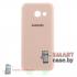 Задняя крышка для Samsung Galaxy A3 (2017) OEM стеклянная (розовая)