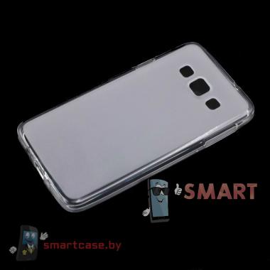 Чехол для Samsung Galaxy A3 силиконовый (прозрачный матовый)