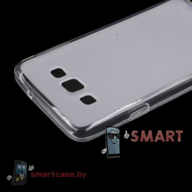 Чехол для Samsung Galaxy A3 силиконовый (прозрачный матовый)