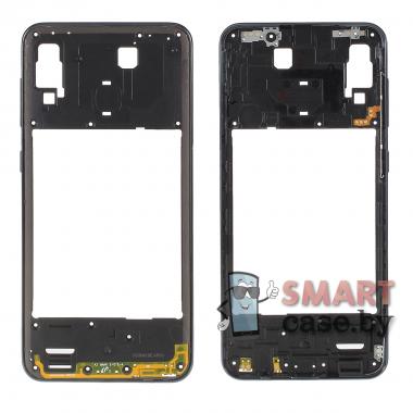 Средняя часть для Samsung Galaxy A30 (Чёрная)