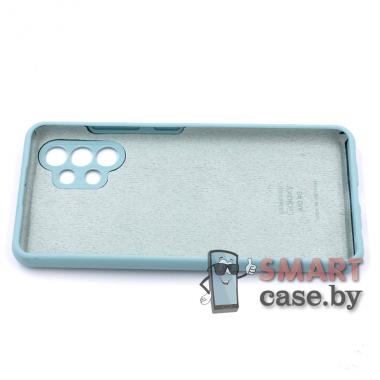 Силиконовый чехол Silicone Case для Samsung Galaxy A32 (Мятный)