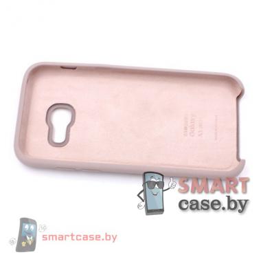 Силиконовый чехол для Samsung Galaxy А320 Silicone Cover (бежевый)