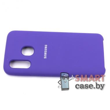 Силиконовый чехол Silicone Cover для Samsung Galaxy A40 (Фиолетовый)