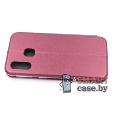 Чехол-книжка для Samsung Galaxy A40 PU-кожа (Бордовый)