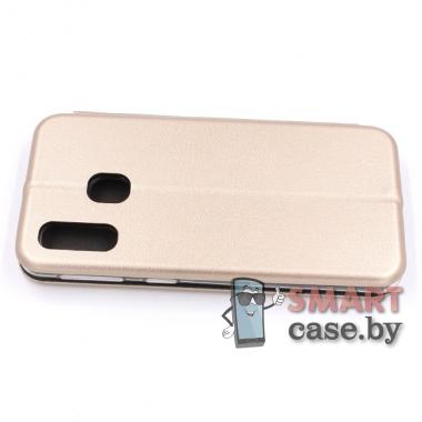 Чехол-книжка для Samsung Galaxy A40 PU-кожа (Золотой)
