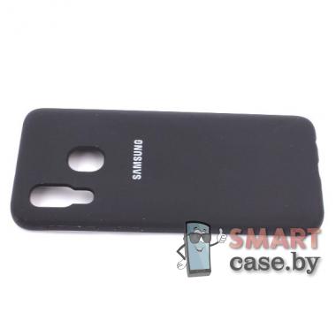 Силиконовый чехол Silicone Case для Samsung Galaxy A40 (чёрный)