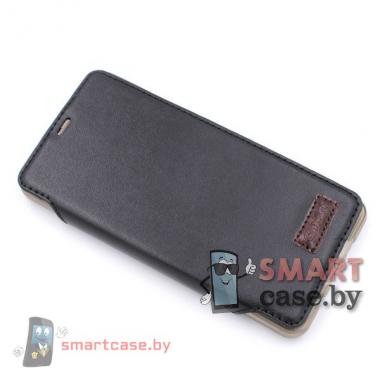 Кожаный чехол для Samsung Galaxy A5 (A510) 2016 (черный)