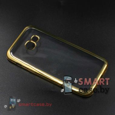 Силиконовый чехол для Samsung A5(2017) A520F (золото)
