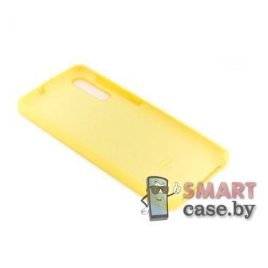 Силиконовый чехол Silicone Cover для Samsung Galaxy A50 (Жёлтый)