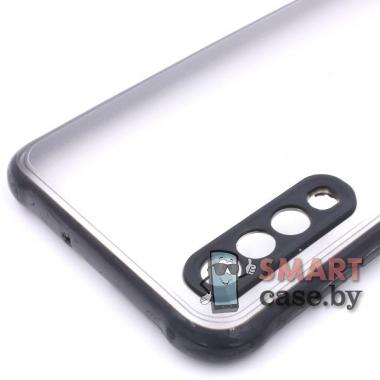 Силиконовый противоударный чехол Matte Case для Samsung Galaxy A50 (Чёрный)