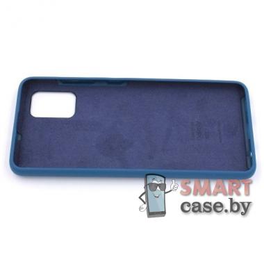 Силиконовый чехол Silicone Cover для Samsung Galaxy A51 (Морская волна)