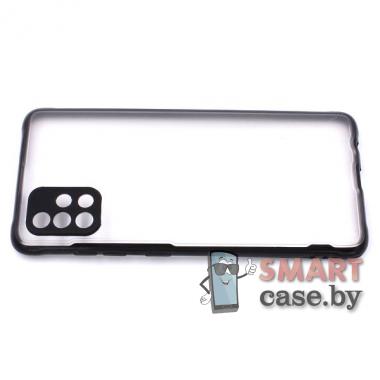 Силиконовый противоударный чехол Matte Case для Samsung Galaxy A51 (Чёрный)