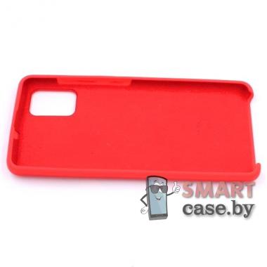 Силиконовый чехол Silicone Cover для Samsung Galaxy A52 (Красный)