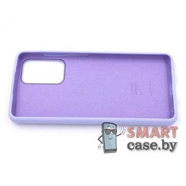 Силиконовый чехол Full Silicone Cover для Samsung Galaxy A52 (Глициния)