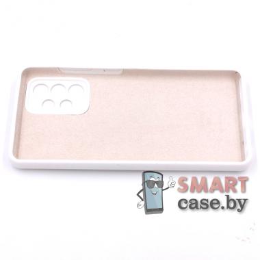 Силиконовый чехол Silicone Case для Samsung Galaxy A52 (Белый)