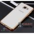 Чехол для Samsung Galaxy A7 2016 (A710) силиконовый с золотой рамкой