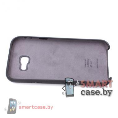 Силиконовый чехол для Samsung Galaxy A7 (2017) Silicone Cover (чёрный)