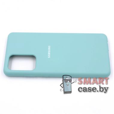 Силиконовый чехол Full Silicone Cover для Samsung Galaxy A72 (Бирюзовый)