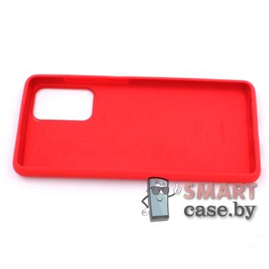 Силиконовый чехол Full Silicone Cover для Samsung Galaxy A72 (Красный)