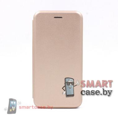 Чехол-книга для Samsung Galaxy A7 (2018) (A750F) PU-кожа (Золотой)