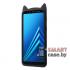 Силиконовый чехол для Samsung Galaxy A5 (2018)/A8 (2018) (Чёрный кот)