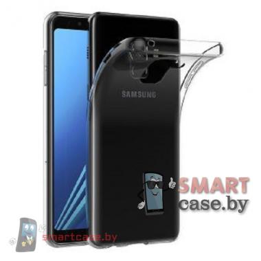 Силиконовый чехол для Samsung Galaxy A7 (2018)/A8 Plus(2018) (прозрачный)