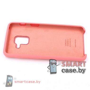 Силиконовый чехол для Samsung Galaxy A5 (2018)/A8 (2018) Silicone Cover (розовый)