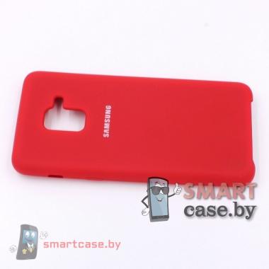 Силиконовый чехол для Samsung Galaxy A5 (2018)/A8 (2018) Silicone Cover (красный)