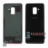 Задняя крышка для Samsung Galaxy A8 (2018) / A5 (2018) стеклянная OEM (черная)