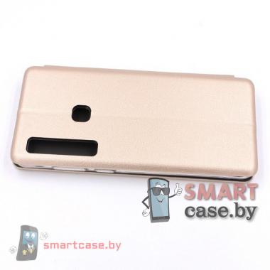 Чехол-книга для Samsung Galaxy A9 (2018) (A9S) (Золотой)