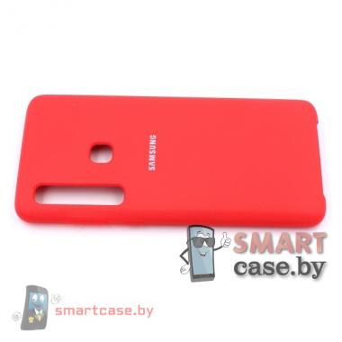 Силиконовый чехол Silicone Cover для Samsung Galaxy A9 (2018) (A9S) (Красный)