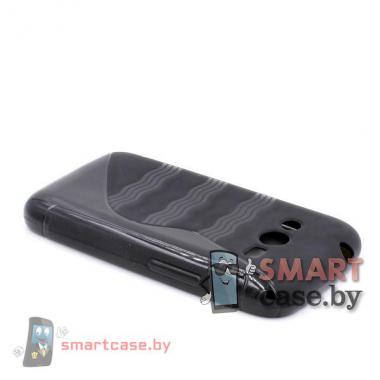 Силиконовый чехол для Samsung Galaxy Ace 4 S-shape (черный)