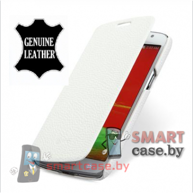 Чехол книга для Samsung Galaxy Grand 2 (Duos G7102) кожаный SIPO (Белый)