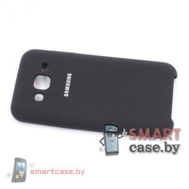Силиконовый чехол для Samsung Galaxy J2 Silicone Cover (Черный)