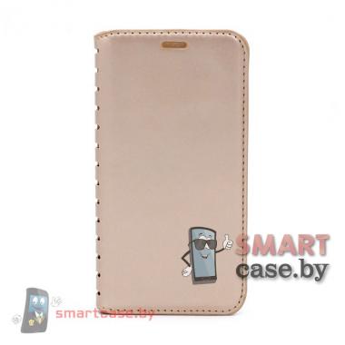 Чехол - книжка для Samsung Galaxy J2 (J200) PU-кожа (золотой)
