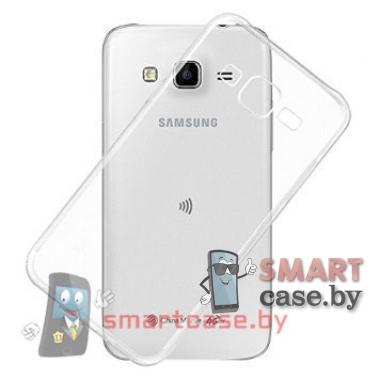 Силиконовый бампер для Samsung Galaxy J3 (2016) (Прозрачный)