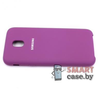 Силиконовый чехол Silicone Cover для Samsung Galaxy J5 (2017)(сиреневый)