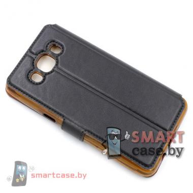 Чехол книжка для Samsung Galaxy J5 (2016) J510 Meixin (черный)