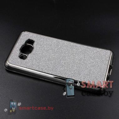 Силиконовый бампер для Samsung Galaxy J5 (2016) (серебряный)