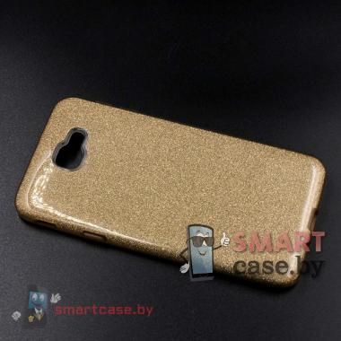 Силиконовый чехол для Samsung Galaxy J5 Prime (золотой перелив)