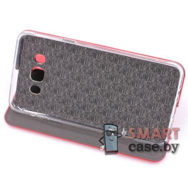 Чехол-книжка для Samsung Galaxy J7 2016 (J710) PU-кожа (Красный)
