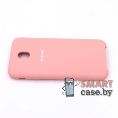 Силиконовый чехол для Samsung Galaxy J7 (2017) Silicone Cover (розовый)