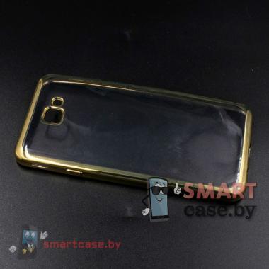 Силиконовый чехол для Samsung Galaxy J7 Prime (Золотой)