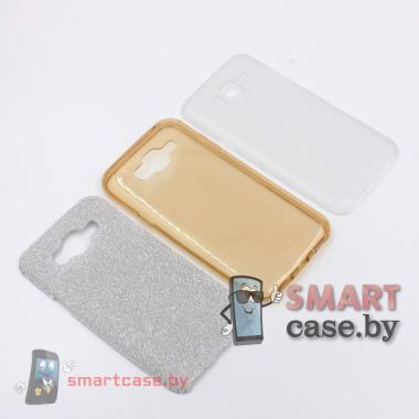 Силиконовый чехол для Samsung Galaxy J7 (Золотой)