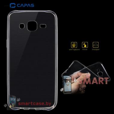 Силиконовый чехол для Samsung Galaxy J7 (Прозрачный)