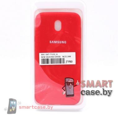 Силиконовый чехол для Samsung Galaxy J7 (2017)NEW Silicone Cover (красный)