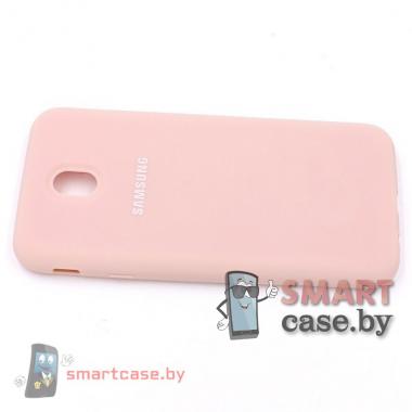 Силиконовый чехол для Samsung Galaxy J7 (2018) Silicone Cover (бежевый)