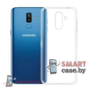 Чехол для Samsung Galaxy J8 2018 силиконовый (прозрачный)