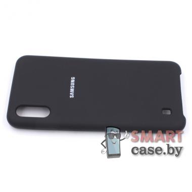 Силиконовый чехол Silicone Cover для Samsung Galaxy M10 (Чёрный)